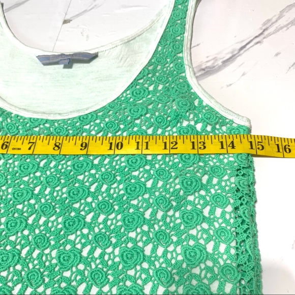 NWOT Silvian Heach Green Bodycon Crochet Sleeveless Dress Size XS - Picture 14 of 15